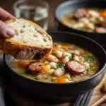 Creamy Bean Soup with Kielbasa Recipe