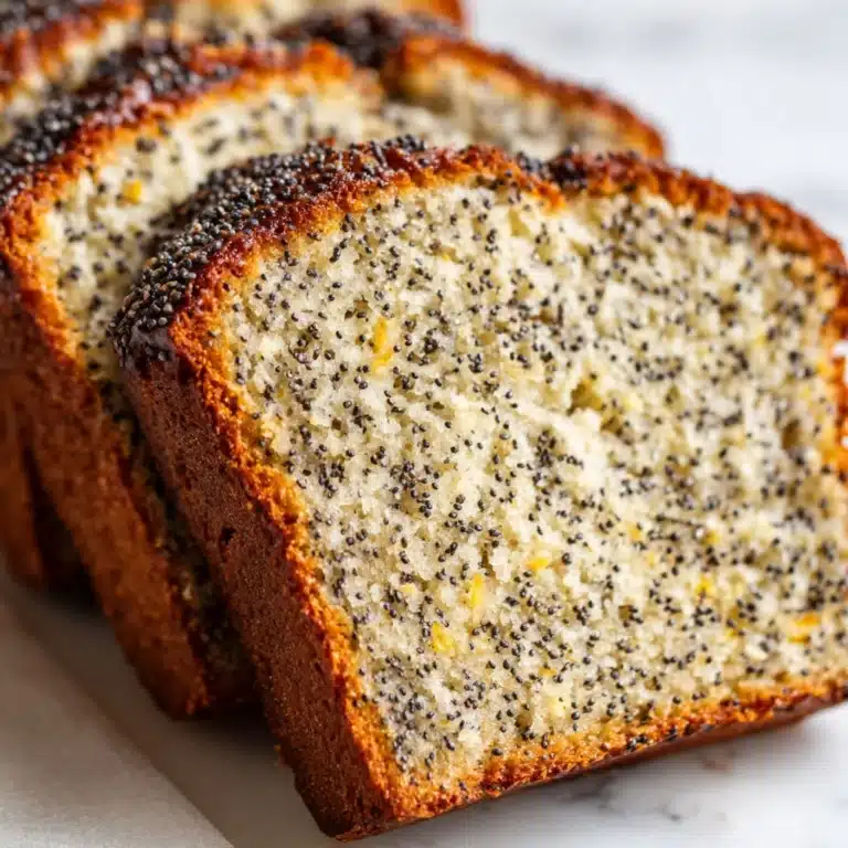 Healthy Oatmeal Lemon Poppy Seed Bread Recipe