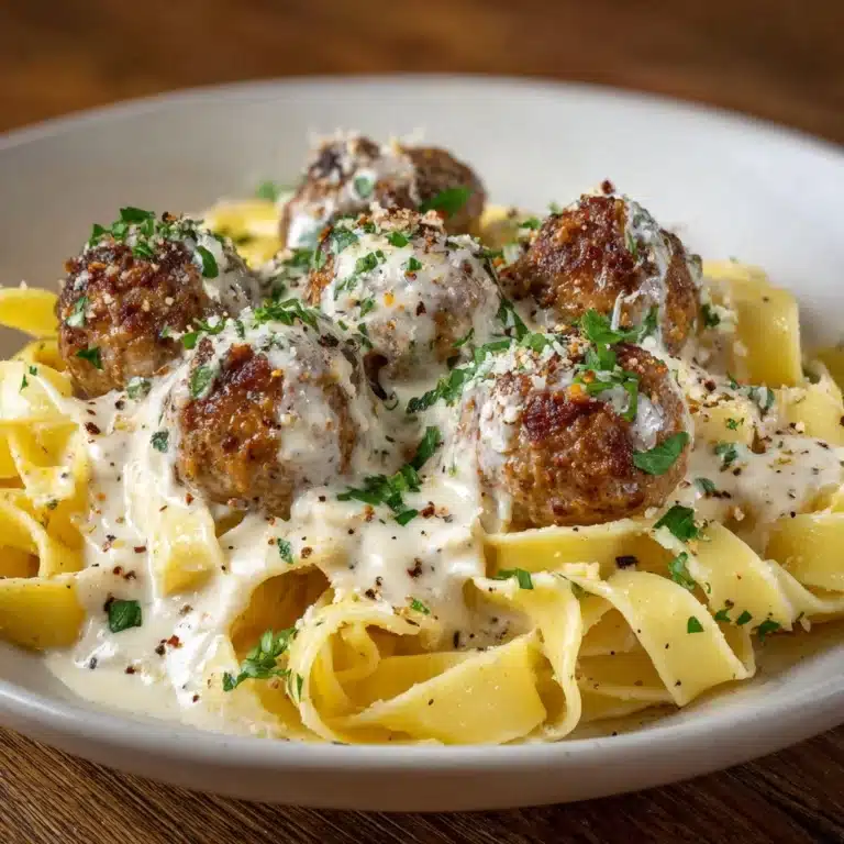 Swedish Meatball Pasta Recipe