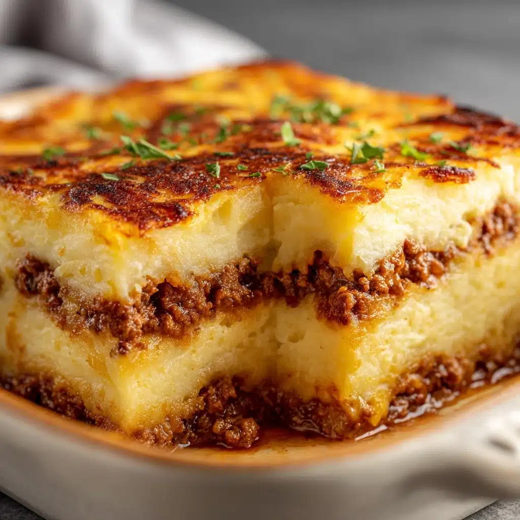 Mashed Potato Pancakes with Ground Beef Filling Recipe