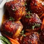 Crispy Brown Sugar Mustard Chicken Thighs Recipe