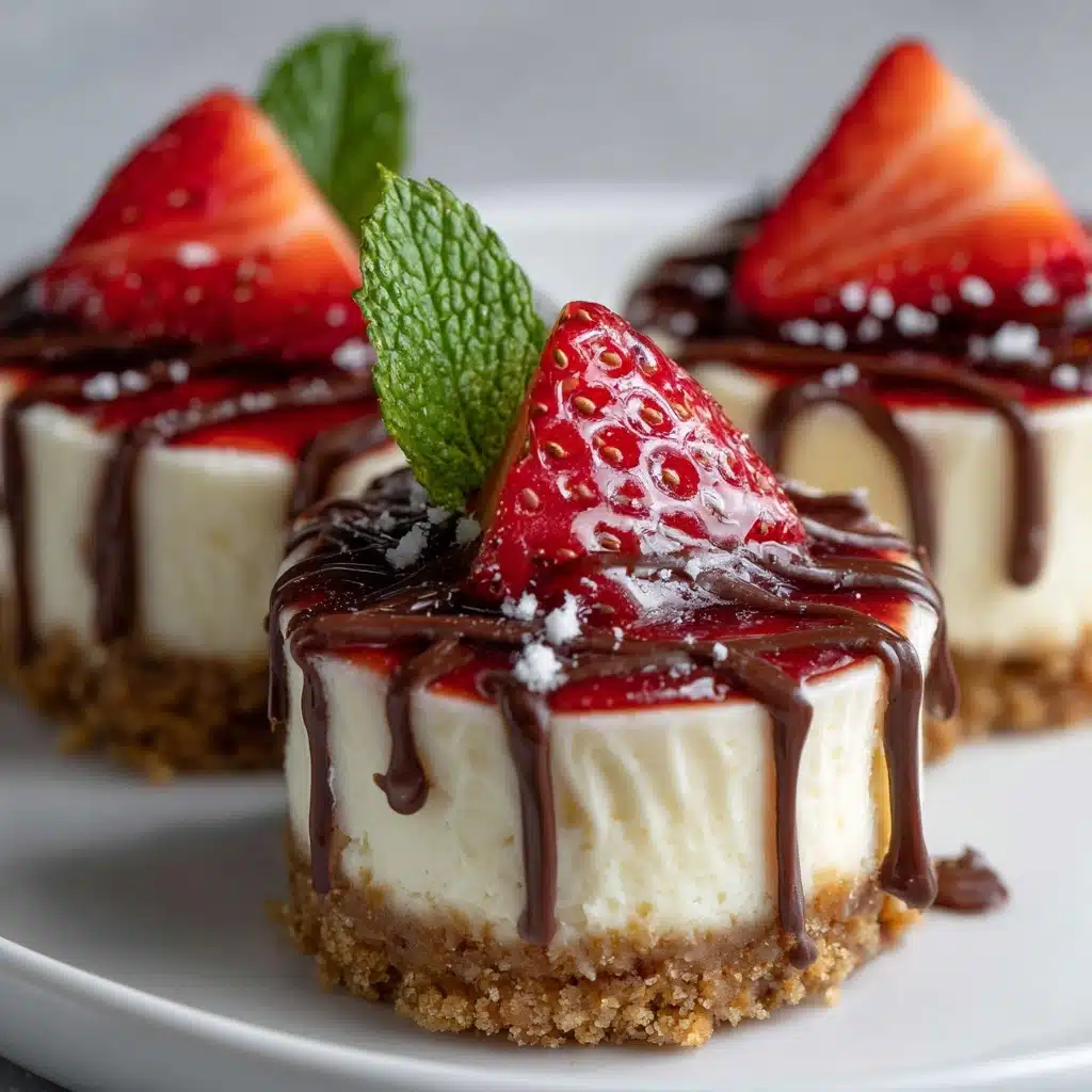 No-Bake Mini Strawberry Cheesecakes Recipe