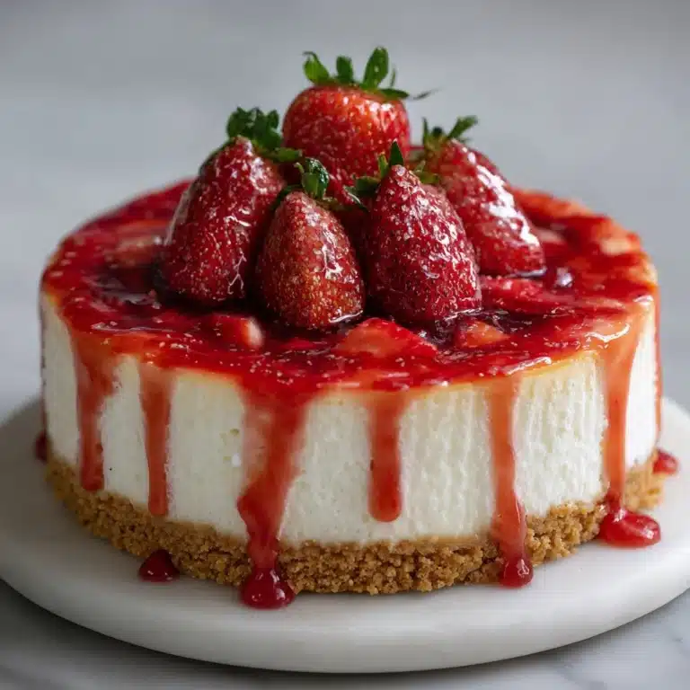 Strawberry Swirl Cheesecake Recipe