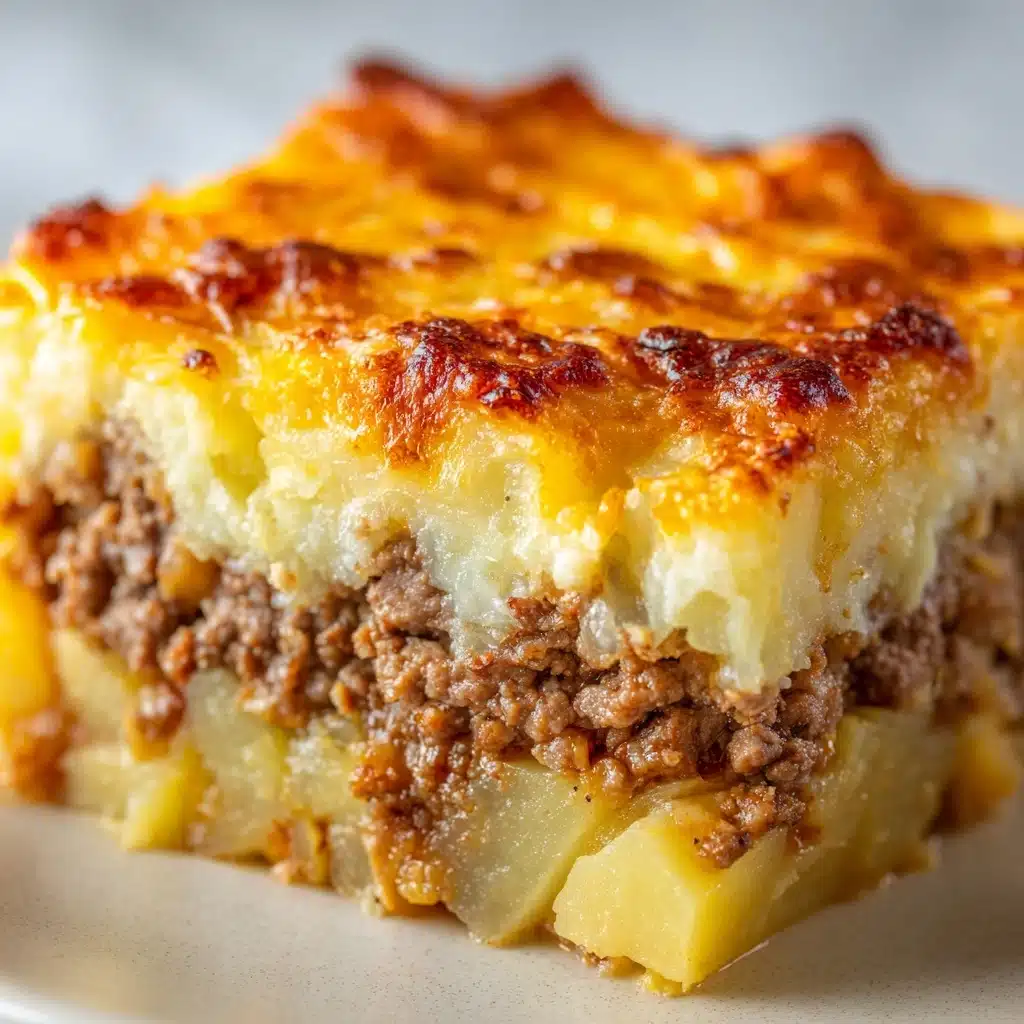 Cowboy Meatloaf & Potato Casserole Recipe