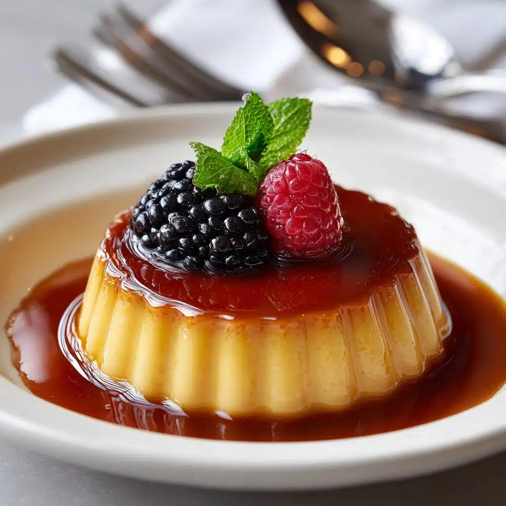 Easy and Delicious Flan Recipe - Recipe Image