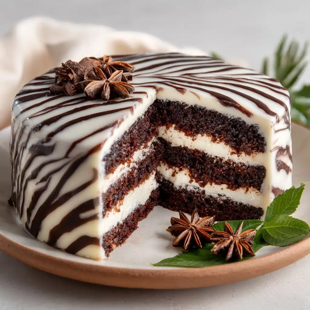 Zebra Cake Recipe - Recipe Image