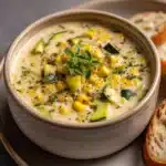 Summer Fresh Corn and Zucchini Chowder Recipe
