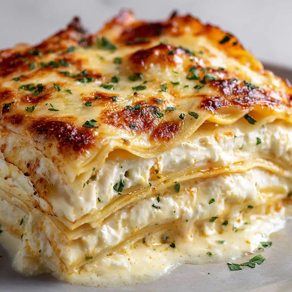 Garlic Butter Shrimp Scampi Lasagna Recipe - Recipe Image