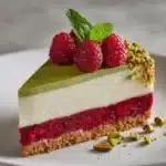 Elegant Pistachio Raspberry Crunch Cheesecake Recipe