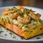 Crab and Shrimp Stuffed Salmon: A Decadent Dinner Recipe