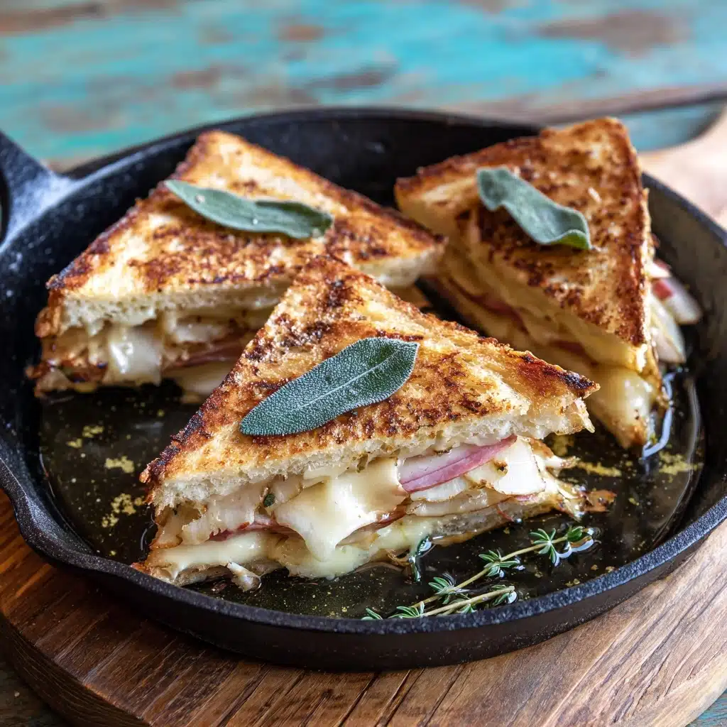 French Onion and Apple Grilled Cheese Recipe