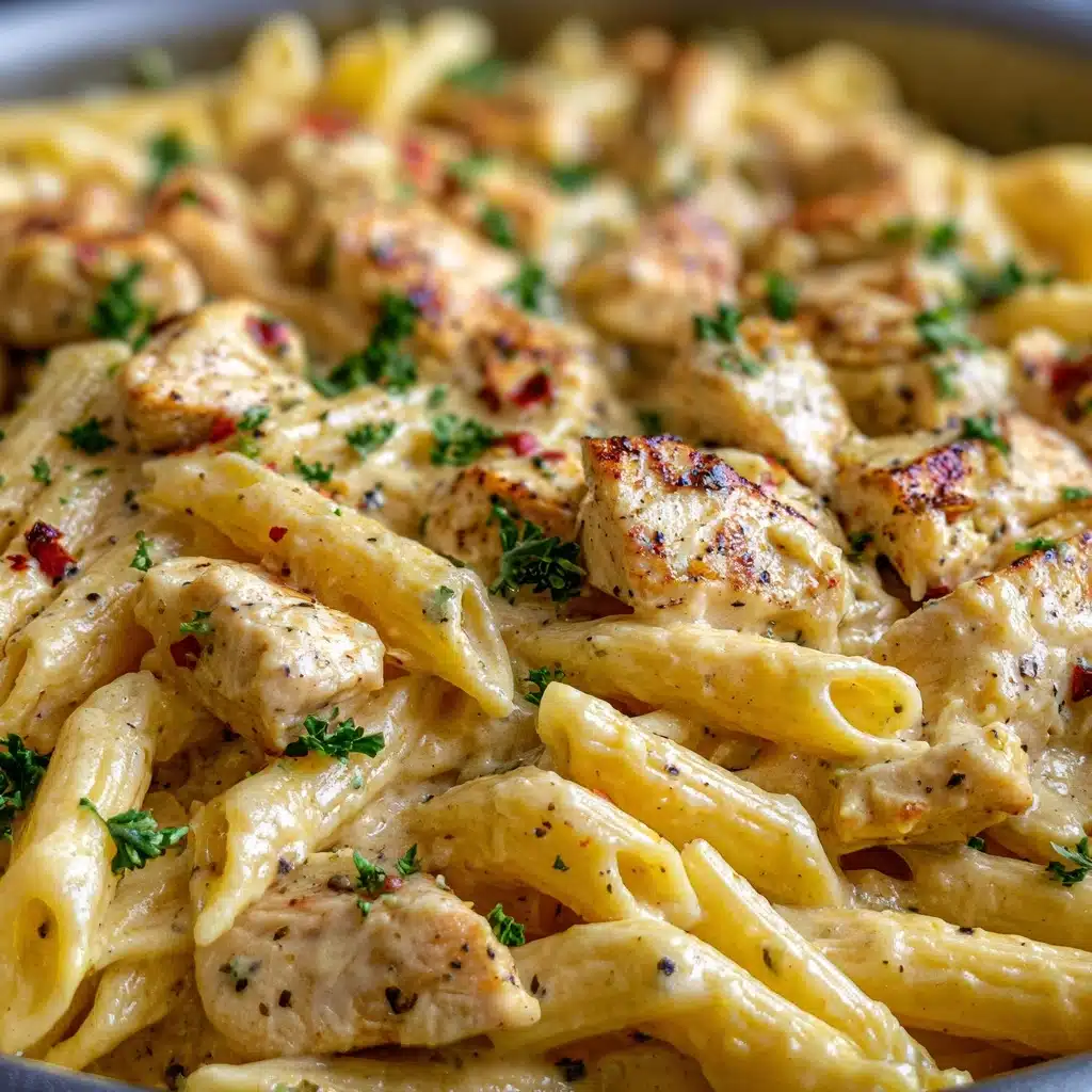 Garlic Parmesan Chicken Pasta Recipe - Recipe Image