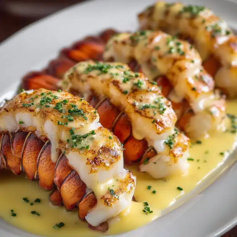 Creamy Garlic Butter Lobster Tails Recipe