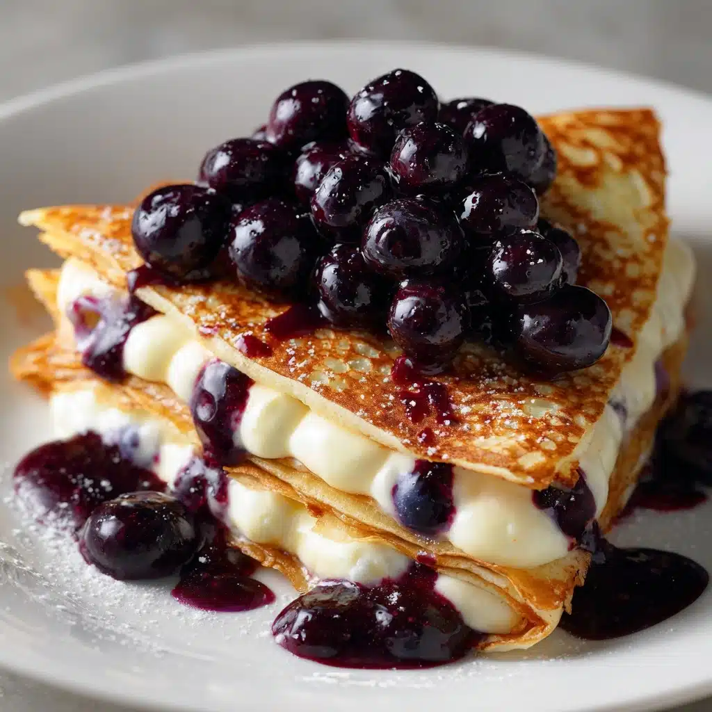 Blueberry Breakfast Quesadilla Recipe - Recipe Image