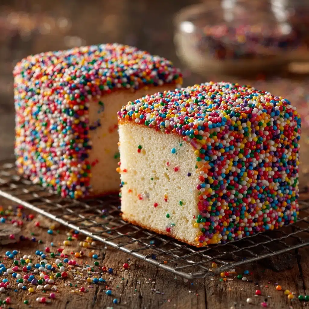 Fairy Bread Lamingtons Recipe - Recipe Image