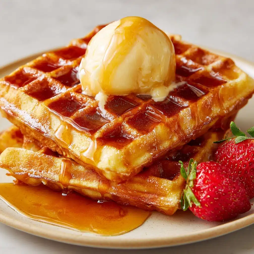 Delicious Old-Fashioned Pound Cake Waffles: How to Make Them Irresistible Recipe - Recipe Image