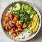 Spicy Salmon Rice Bowl Recipe