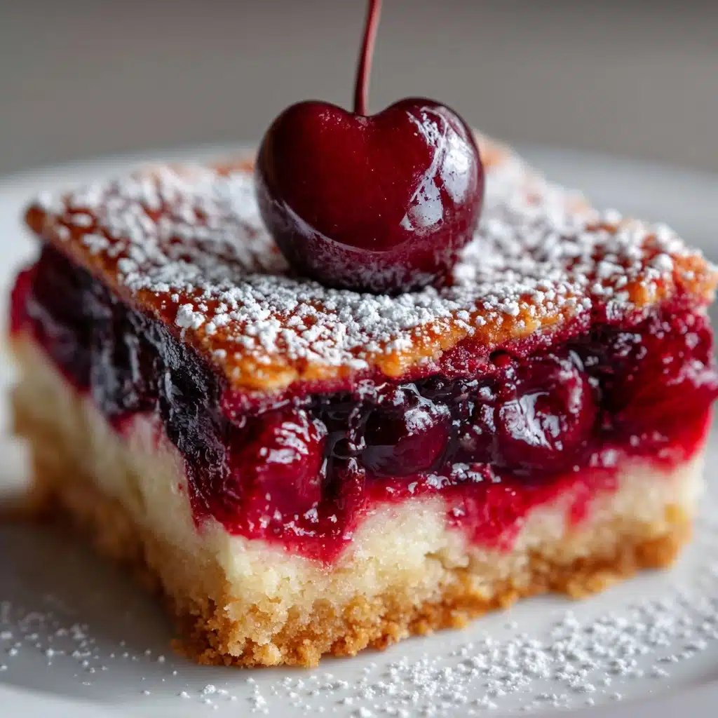 Sweet Cherry Pie Bars Recipe - Recipe Image