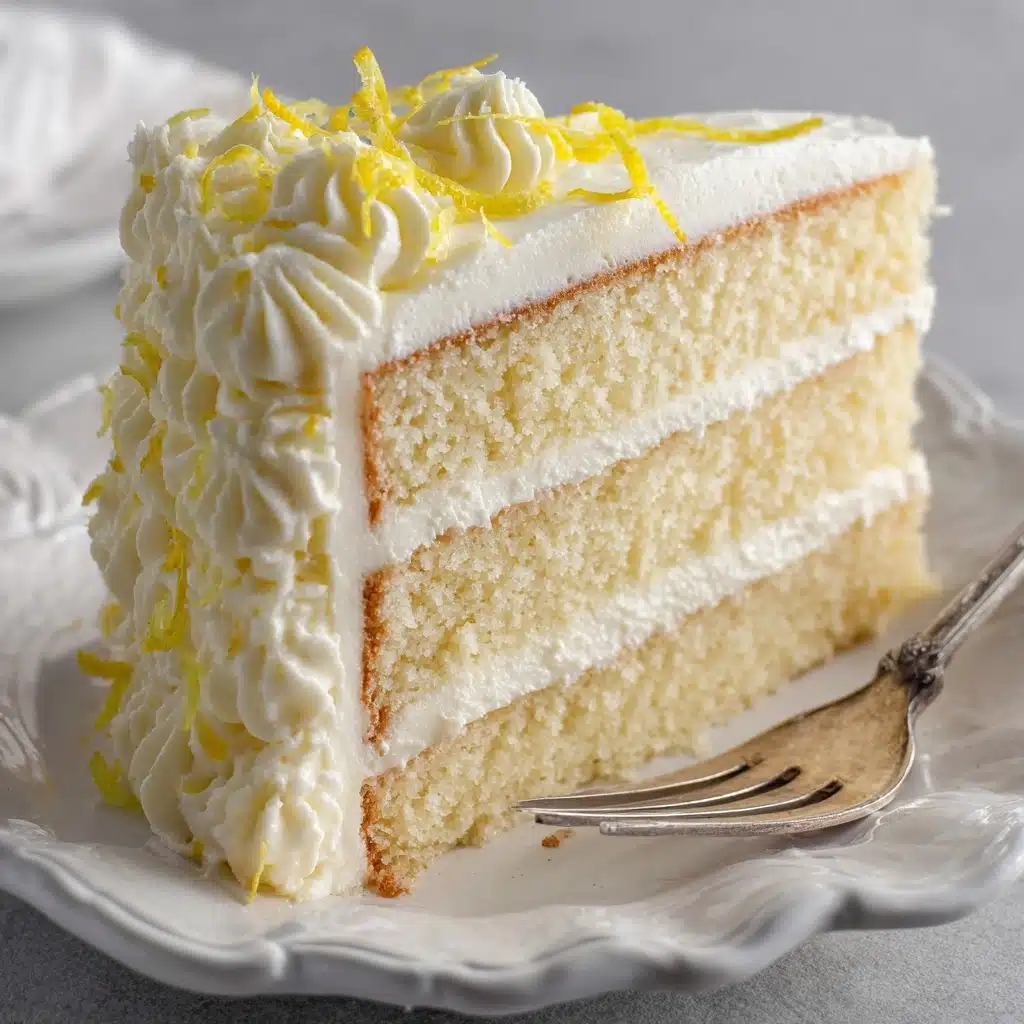 Lemon Velvet Cake with Lemon Cream Cheese Frosting Recipe - Recipe Image
