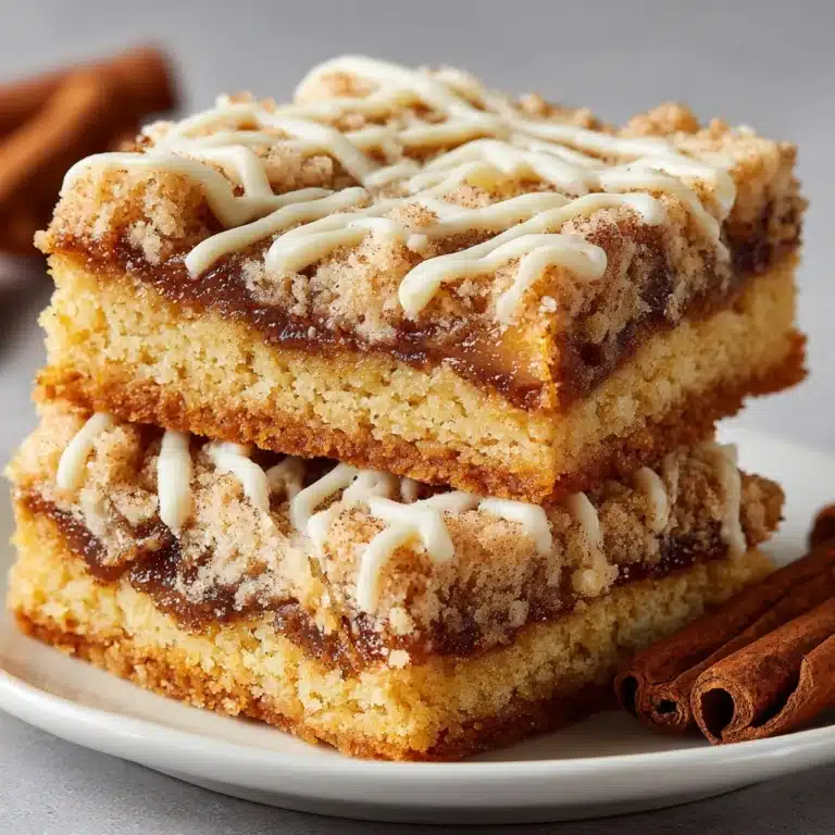 Cinnamon Roll Blondies Recipe