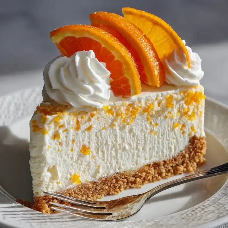No-Bake Orange Creamsicle Cheesecake Recipe