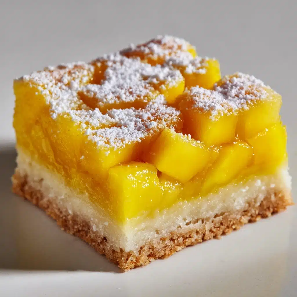 Mango Bars with Lime Glaze Recipe - Recipe Image