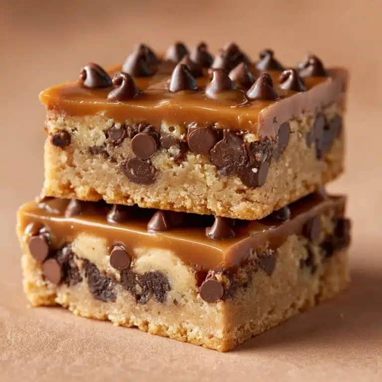 Chocolate Chip Caramel Bars Recipe