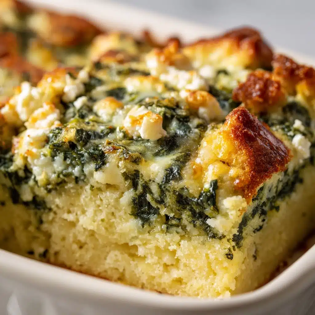 Spinach Casserole with Feta Cheese Recipe - Recipe Image