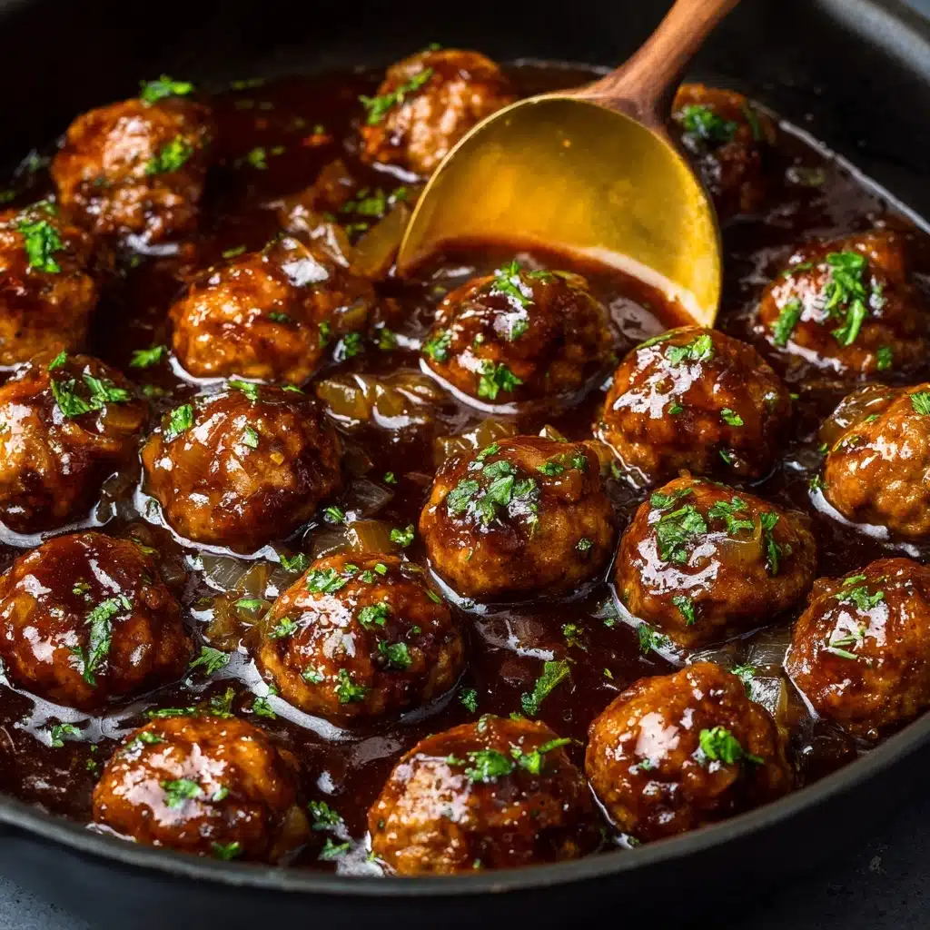 Salisbury Steak Meatballs Recipe - Recipe Image