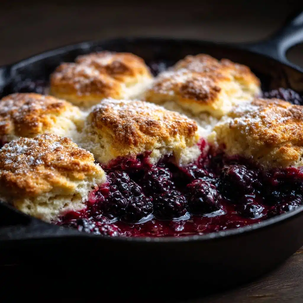 Easy Skillet Blackberry Cobbler Recipe - Recipe Image
