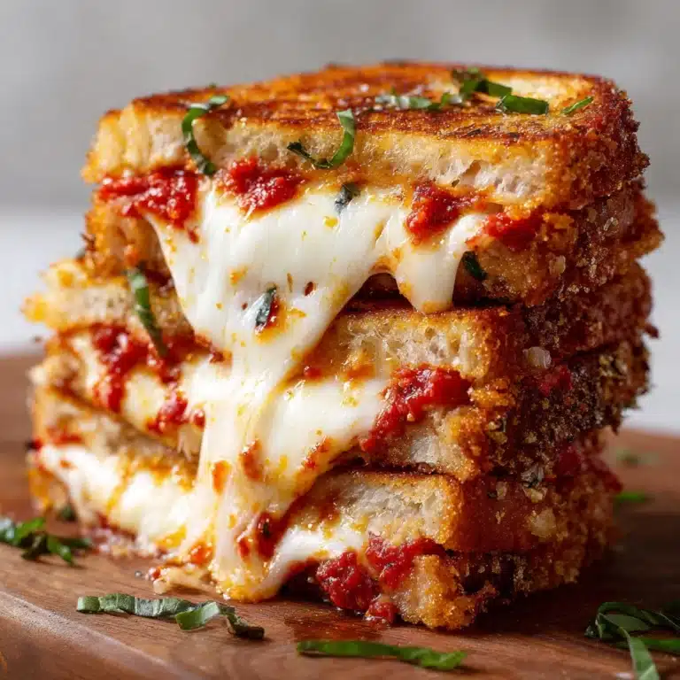 Garlic Parmesan Pizza Grilled Cheese Recipe