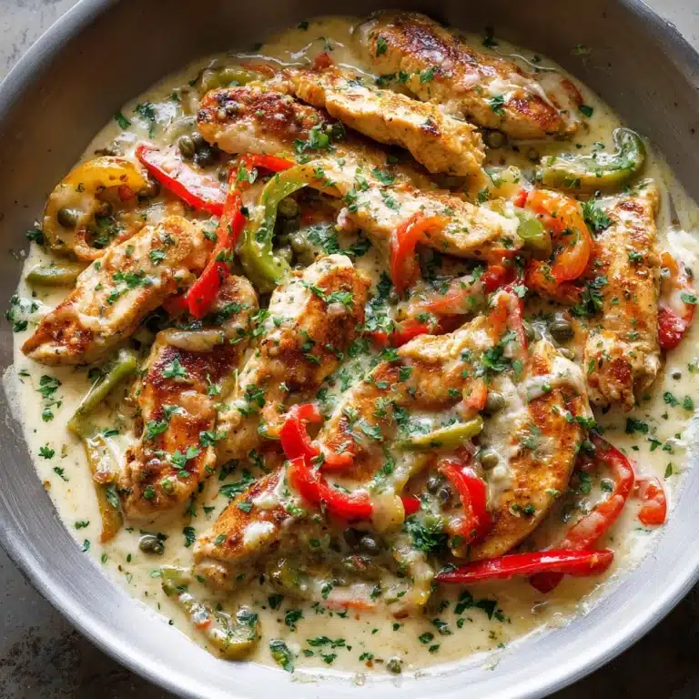 Creamy Pepperoncini Chicken Skillet Recipe