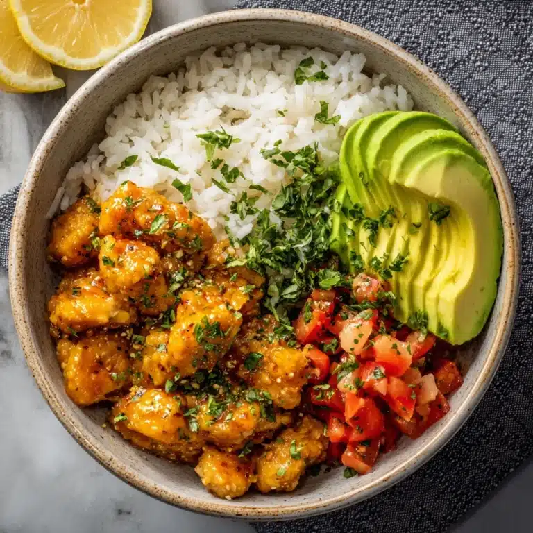 Creamy Coconut Chicken Rice Bowl Recipe
