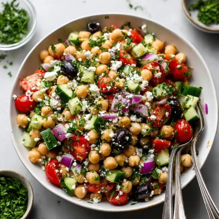 Mediterranean Chickpea Salad Recipe