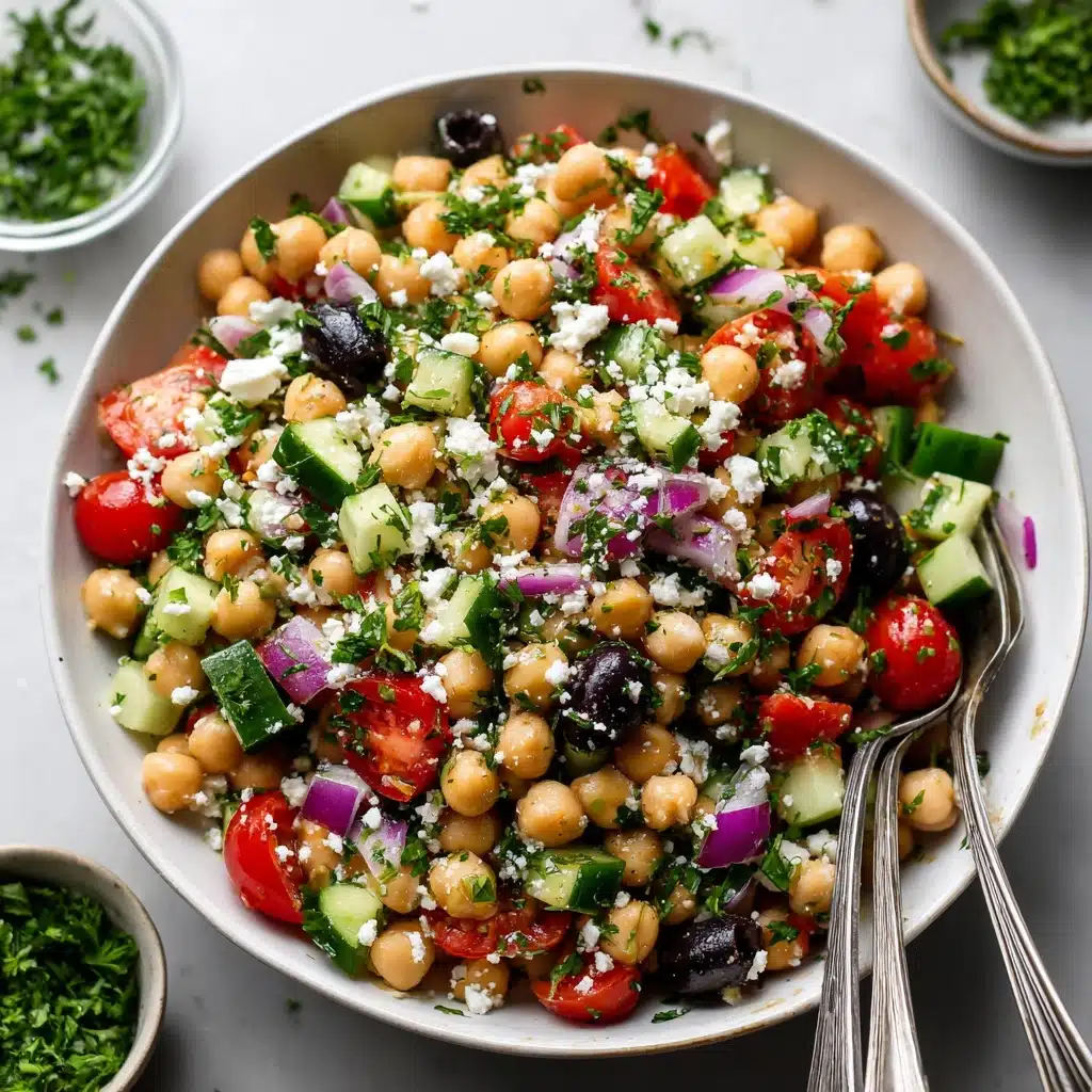 Mediterranean Chickpea Salad Recipe