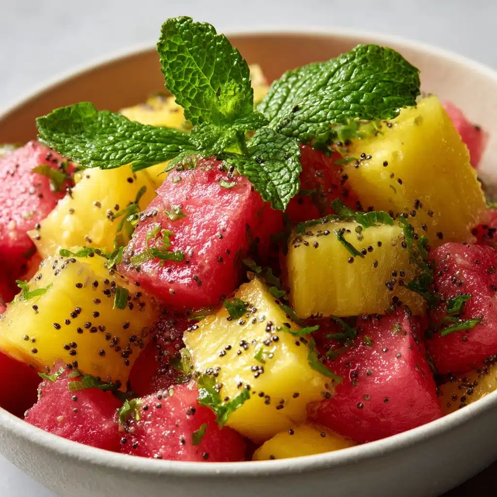 Watermelon Pineapple Salad Recipe - Recipe Image