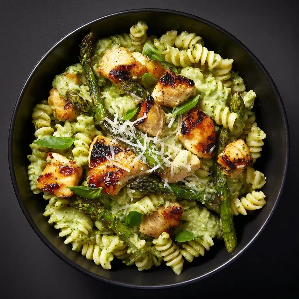 Grilled Chicken Asparagus Pasta Recipe - Recipe Image