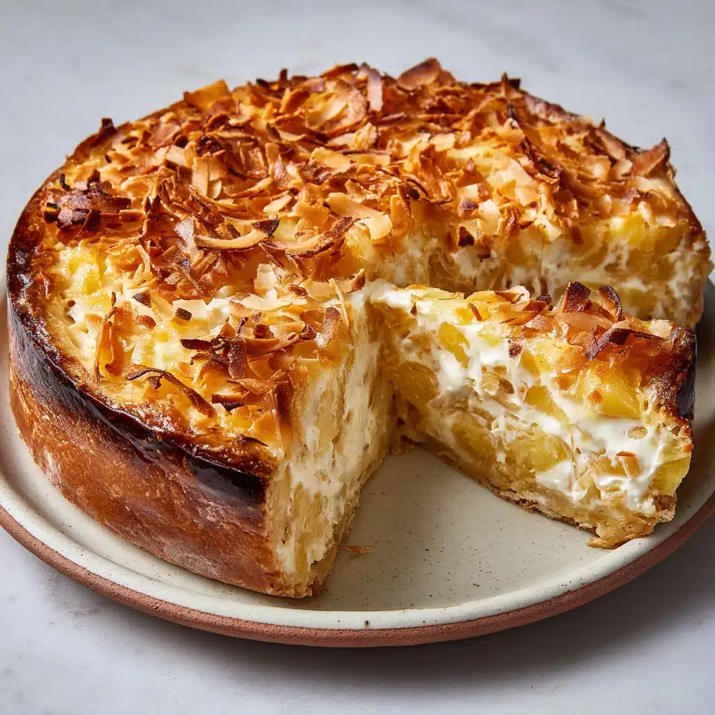 Coconut Cheesecake Bread Pudding Recipe - Recipe Image