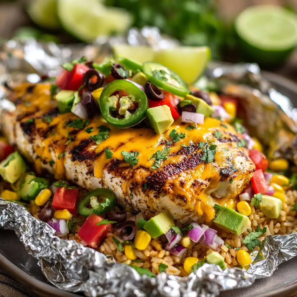 Santa Fe Chicken Foil Packets Recipe - Recipe Image