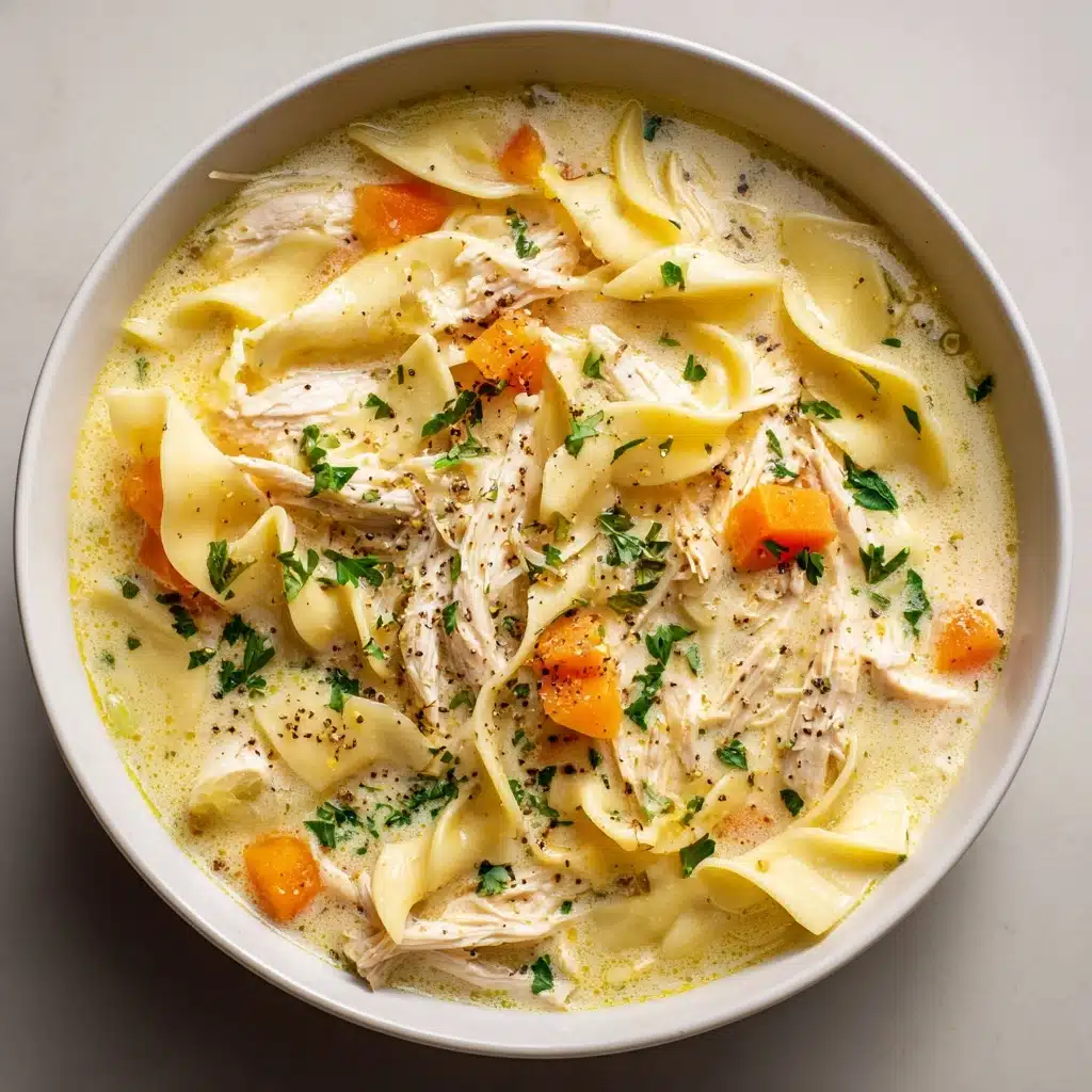 Creamy White Chicken Lasagna Soup Recipe - Recipe Image