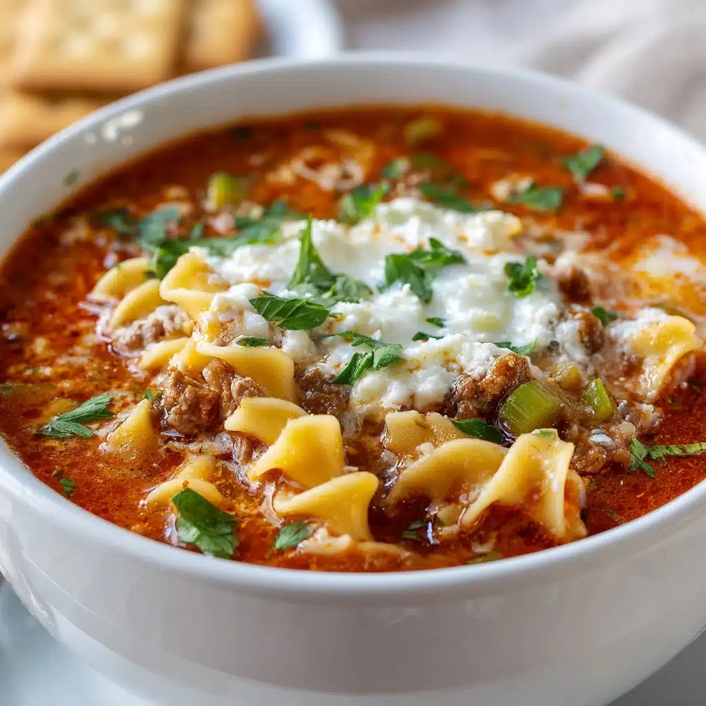 Crock Pot Lasagna Soup Recipe - Recipe Image