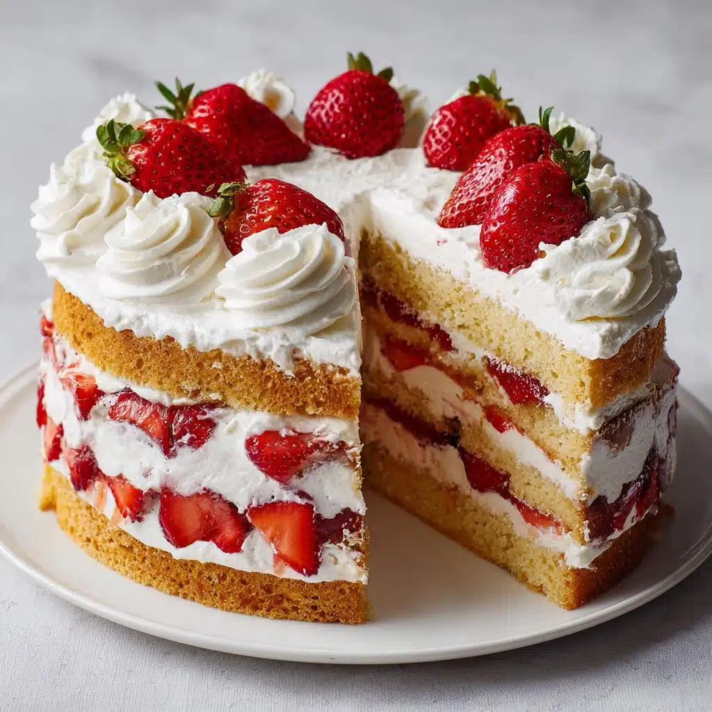 The Best Strawberry Shortcake Cake Recipe - Recipe Image