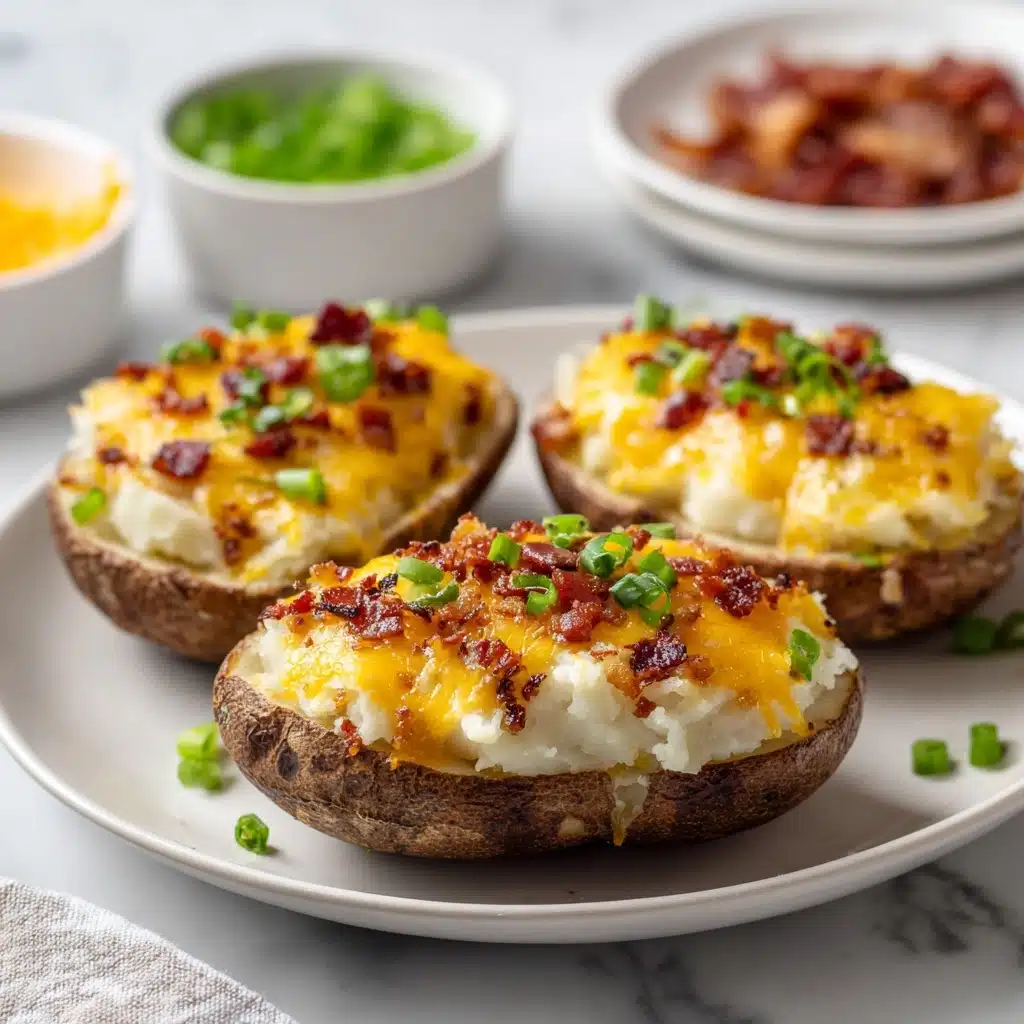 Air Fryer Twice Baked Potatoes Recipe - Recipe Image
