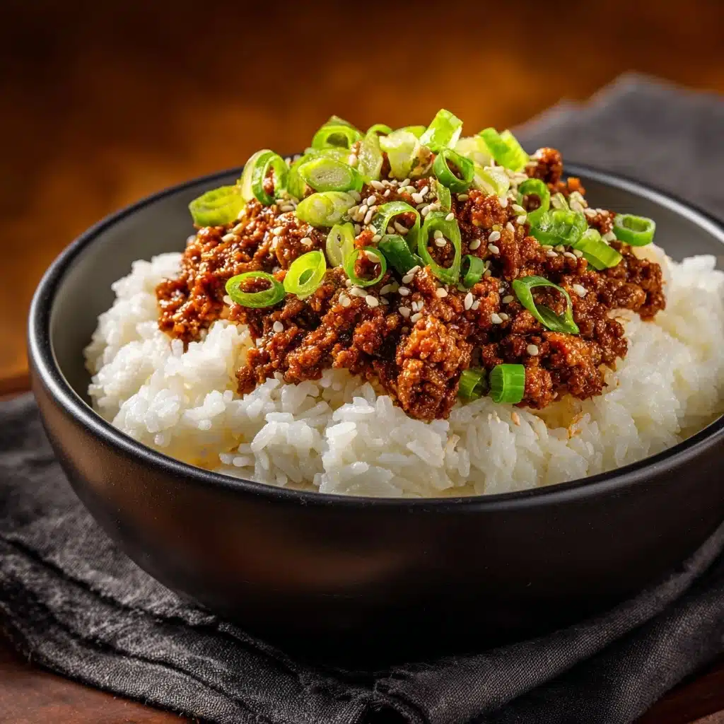 Delicious Korean Ground Beef Bowl Recipe - Recipe Image