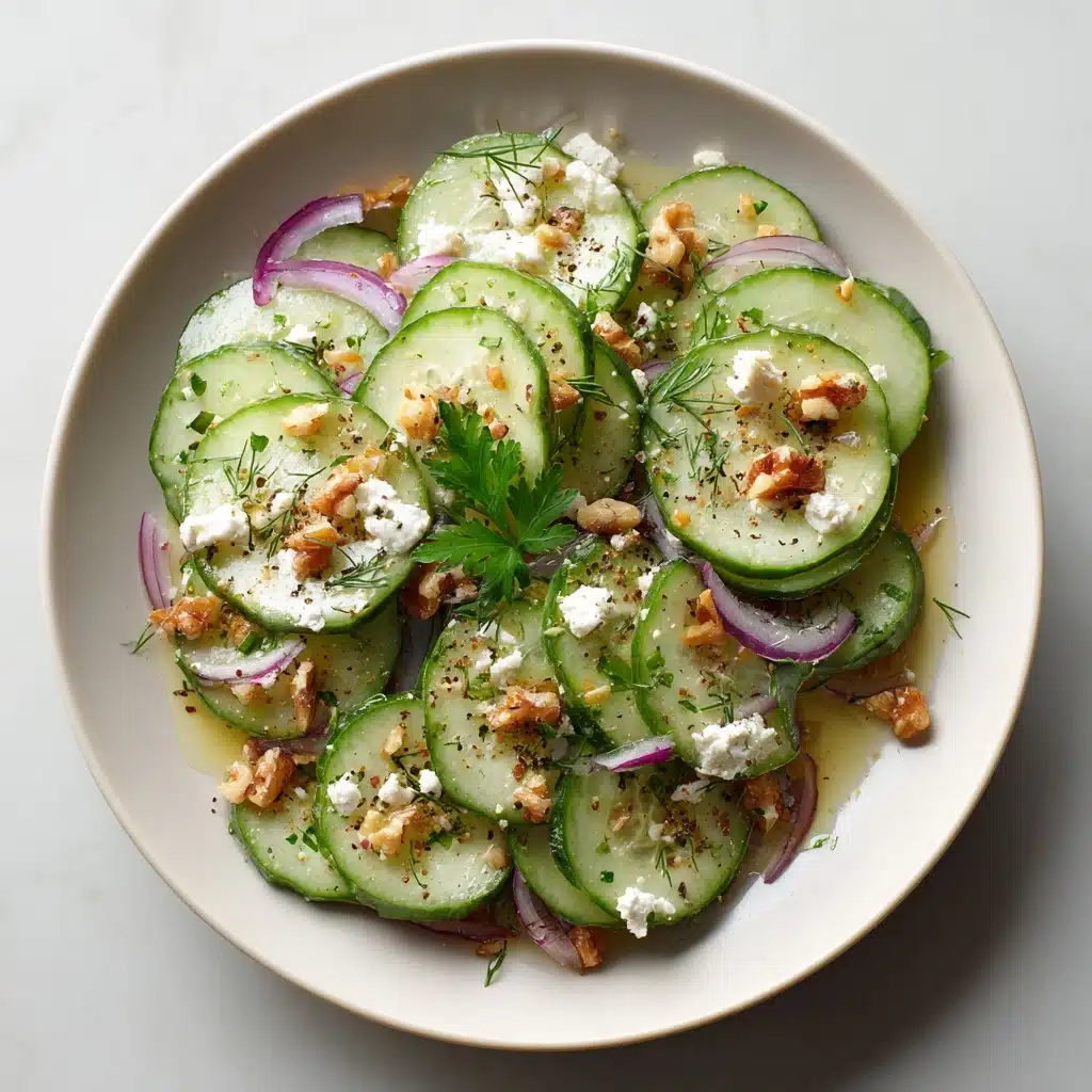 Cucumber Everything Bagel Salad Recipe - Recipe Image
