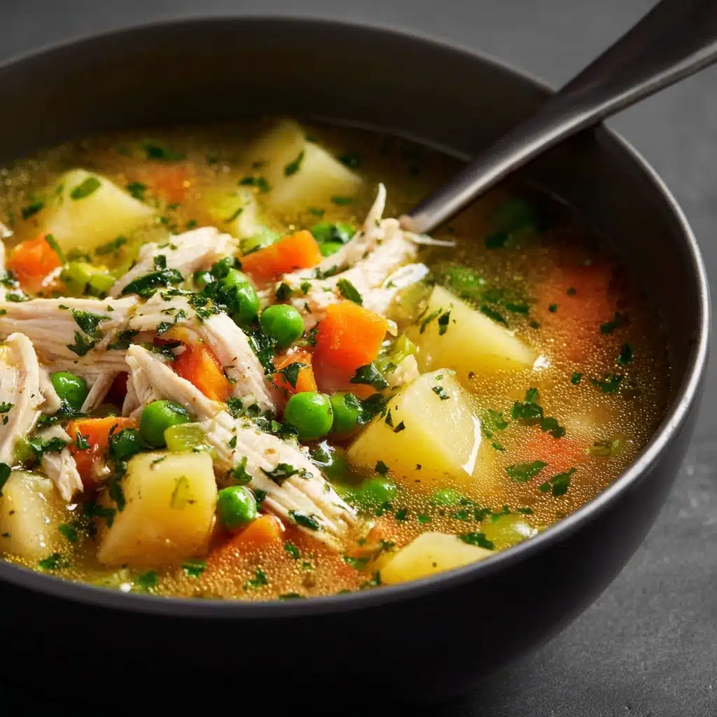 Crockpot Chicken Vegetable Soup Recipe - Recipe Image