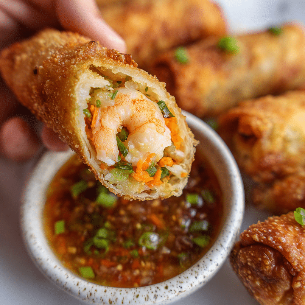 Shrimp Egg Rolls Recipe - Recipe Image