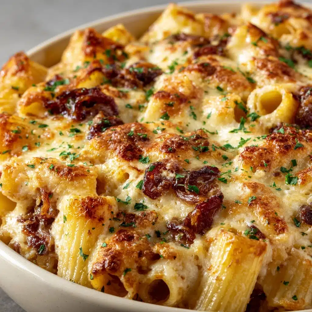 French Onion Pasta Casserole Recipe - Recipe Image