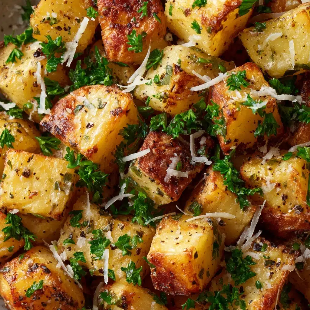 Parmesan Garlic Roasted Potatoes Recipe - Recipe Image