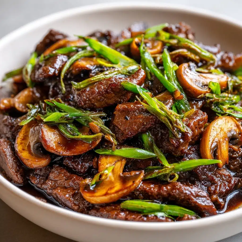 Beef Mushroom Stir Fry Recipe - Recipe Image